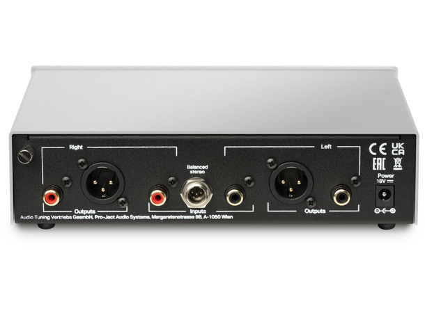 Pro-Ject Phono Box S3 B - sort Balansert RIAA-trinn - MM/MC 