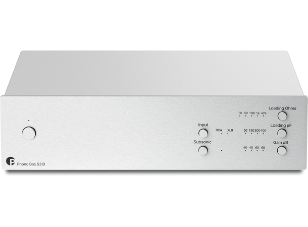 Pro-Ject Phono Box S3 B - sort Balansert RIAA-trinn - MM/MC 