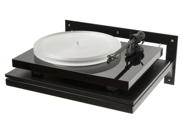 Pro-Ject Wallmount it 1 - sort Vegghylle til platespiller 