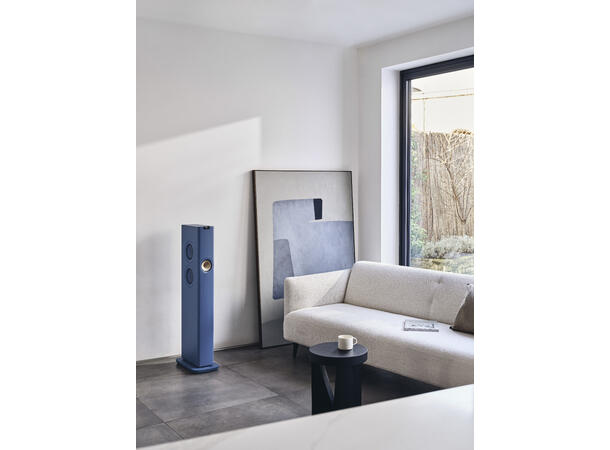KEF LS60 Wireless - Kongeblå Aktiv gulvstående høyttaler 