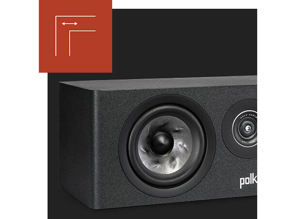 Polk Reserve R300 - valnøtt Senterhøyttaler 