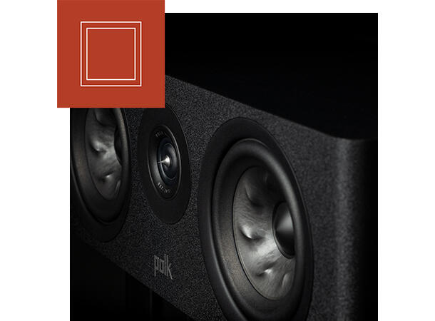 Polk Reserve R300 - valnøtt Senterhøyttaler 