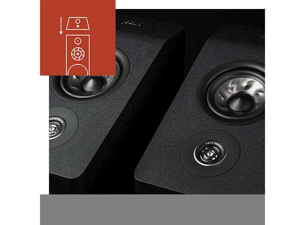 Polk Reserve R500 - sort Gulvstående høyttaler 