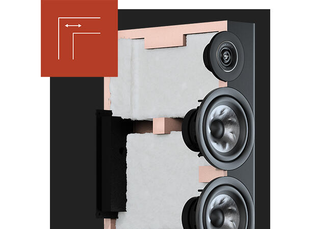 Polk Reserve R500 - valnøtt Gulvstående høyttaler 