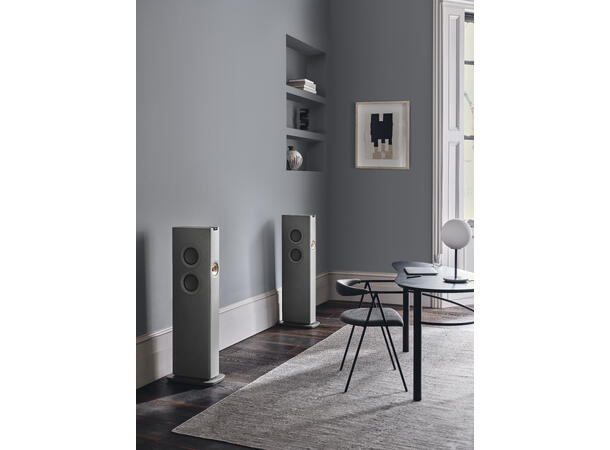 KEF LS60 Wireless - Titangrå Aktiv gulvstående høyttaler 
