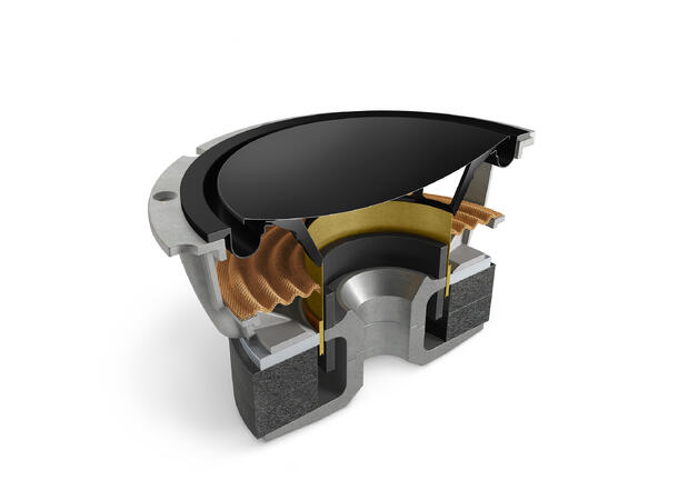 KEF Reference 5 Meta - Hvit/champagne Referansehøyttaler med Meta teknologi 