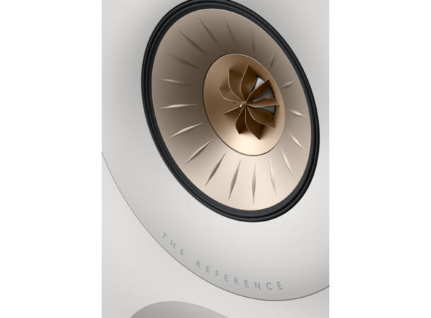 KEF Reference 5 Meta - Hvit/champagne Referansehøyttaler med Meta teknologi 