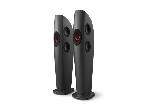 KEF Blade Two Meta - Kullgrå/rød Gulvstående referansehøyttaler 