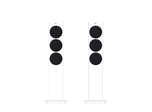 KEF Reference 3 Meta - Hvit/champagne Gulvstående referansehøyttaler 