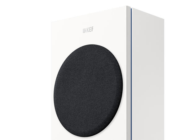 KEF Reference 5 Meta - Hvit høyglans/blå Referansehøyttaler med Meta teknologi 