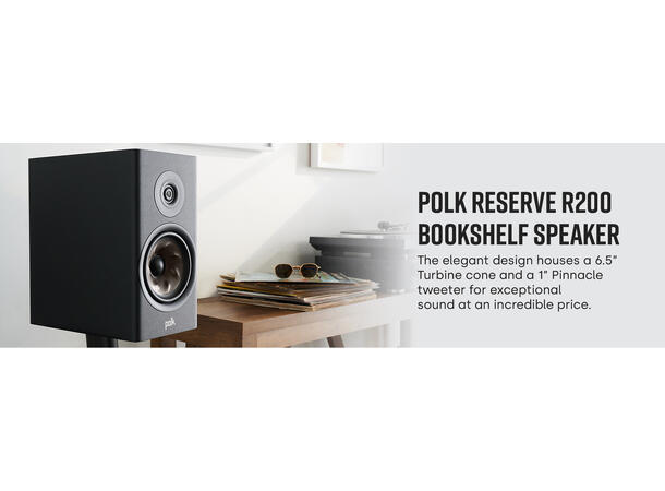 Polk Reserve R200 - valnøtt Stativhøyttaler 