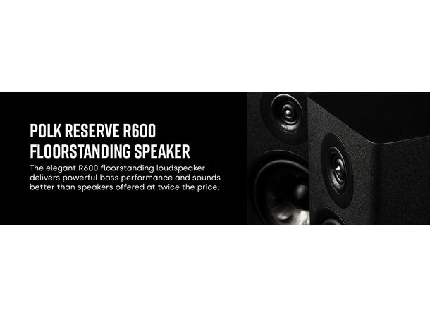 Polk Reserve R600 - Valnøtt Gulvstående høyttaler 