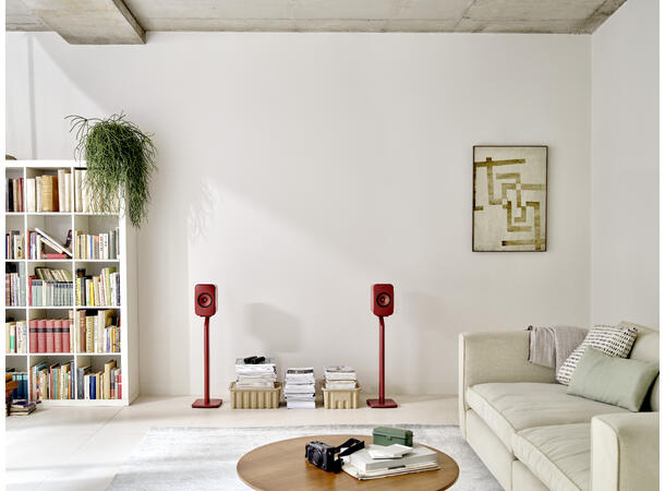 KEF LSX II - Rød Klasseledende aktiv høyttaler 