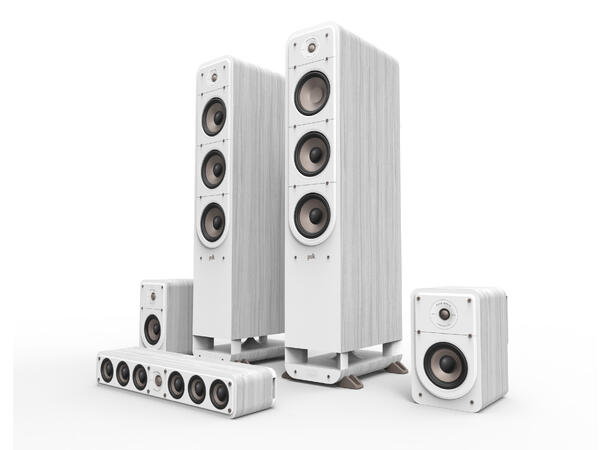 Polk Signature S35e - Hvit Senterhøyttaler til hjemmekino 