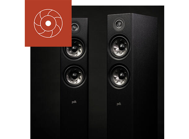 Polk Reserve R600 - Sort Gulvstående høyttaler 