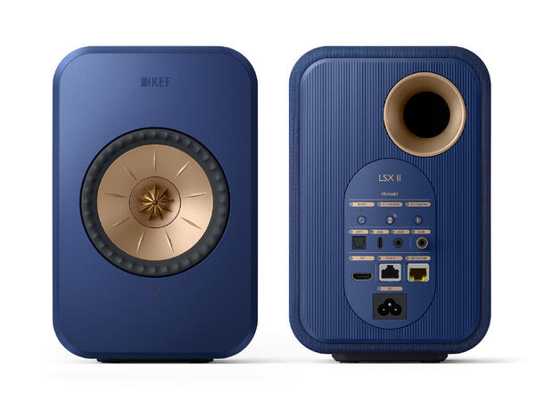 KEF LSX II - Blå Klasseledende aktiv høyttaler 