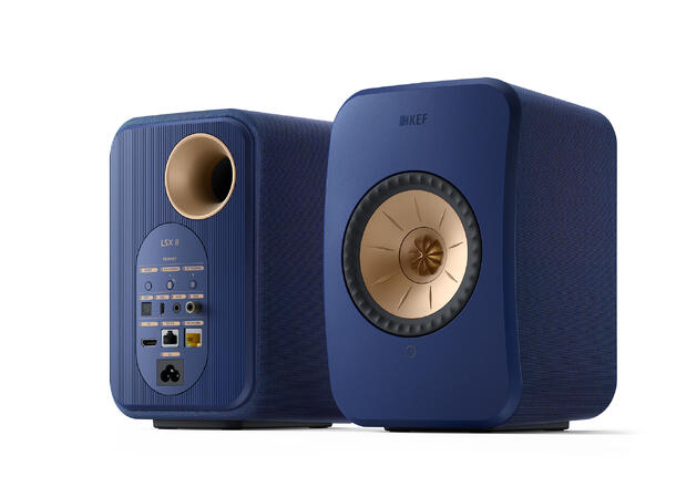 KEF LSX II - Blå Klasseledende aktiv høyttaler 