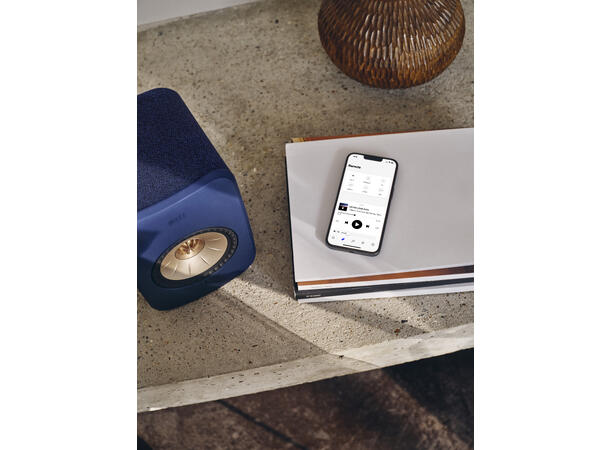 KEF LSX II - Blå Klasseledende aktiv høyttaler 