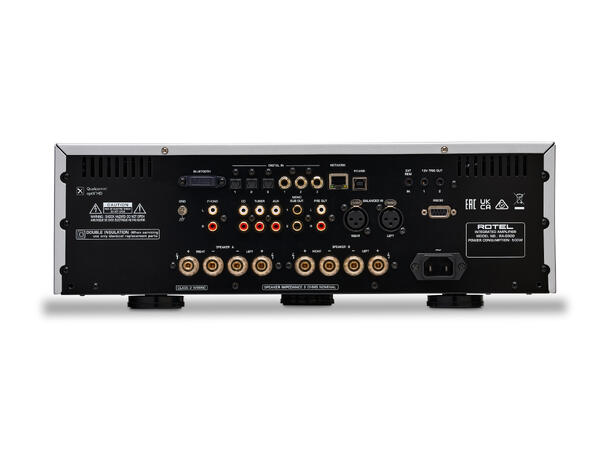 Rotel RA-6000 forsterker - sort Integrert referanseforsterker 