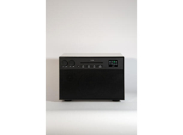 Geneva DeCon/M - hvit Trådløs høyttaler med radio/CD spiller 