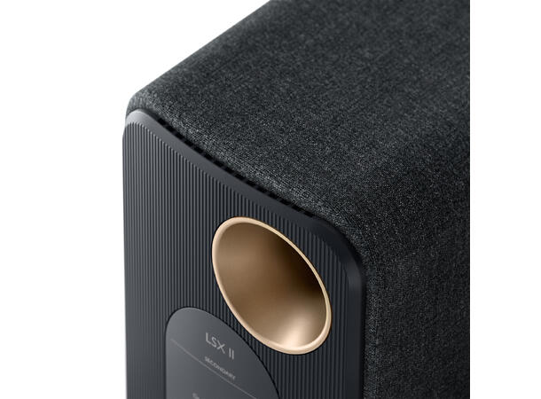 KEF LSX II - carbon black Klasseledende aktiv høyttaler 