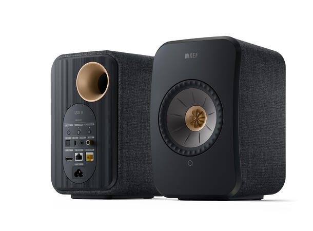 KEF LSX II - carbon black Klasseledende aktiv høyttaler 