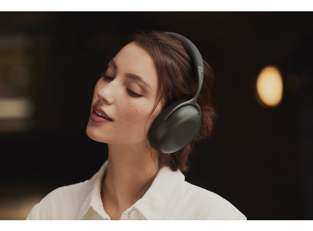 KEF Mu7 - kullgrå Støykanselerende headsett 