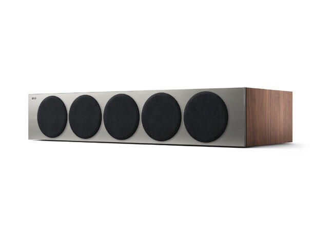 KEF Reference 4c Meta Valnøtt/sølv Referanse senterhøyttaler 
