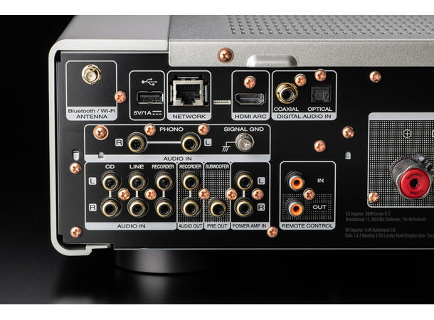 Marantz Model 40n - Sort Integrert forsterker med innebygget HEOS 