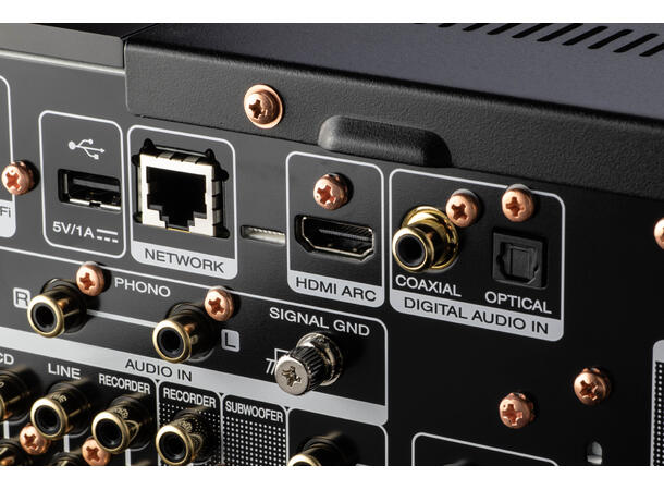 Marantz Model 40n - Sort Integrert forsterker med innebygget HEOS 