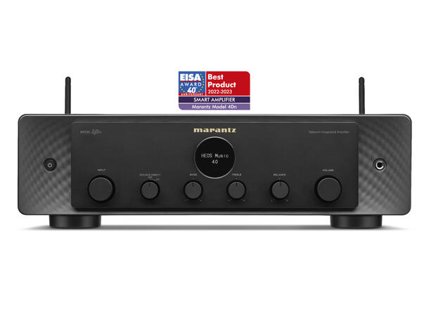 Marantz Model 40n - Sort Integrert forsterker med innebygget HEOS 