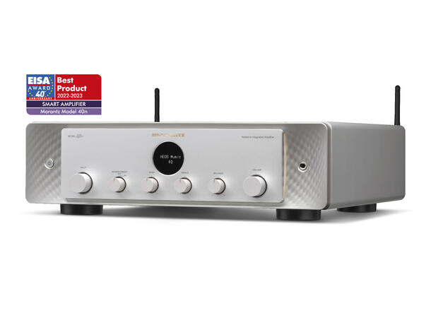 Marantz Model 40n - Sølvgull Integrert forsterker med innebygget HEOS 