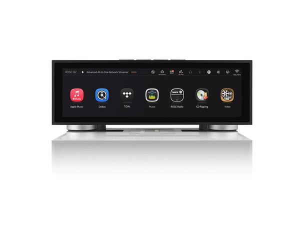 HiFi Rose RS520 - Sort Avansert alt-i-ett strømmeforsterker 