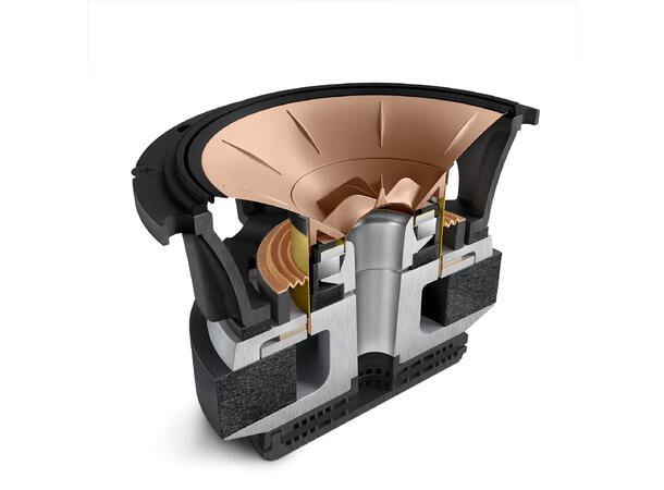 KEF R11 Meta - Sort 3-veis gulvstående flaggskiphøyttaler 