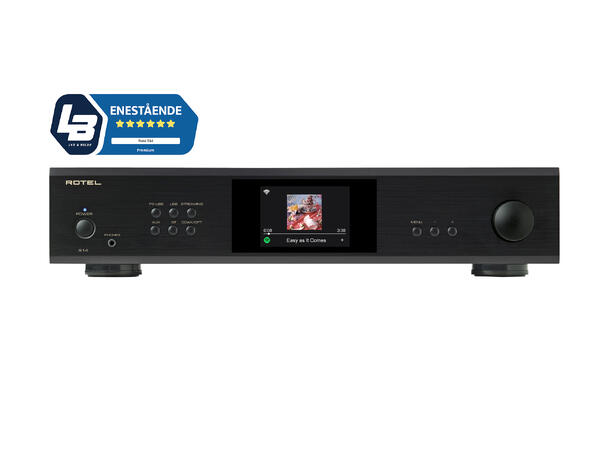 Rotel S14 - Sort Integrert strømmeforsterker 