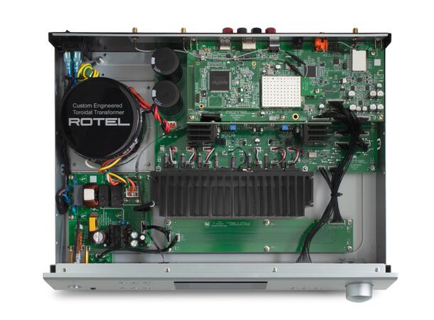 Rotel S14 - Sort Integrert strømmeforsterker 