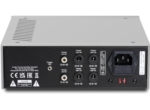 Pro-Ject Power Box DS3 Sources - sølv Strømforsyning for fem enheter 