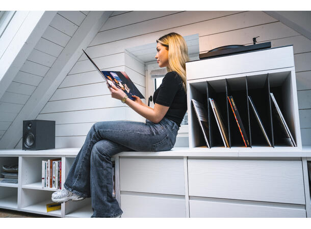 Pro-Ject Colourful Audio System E - sort Alt-i-ett komplett stereoanlegg 