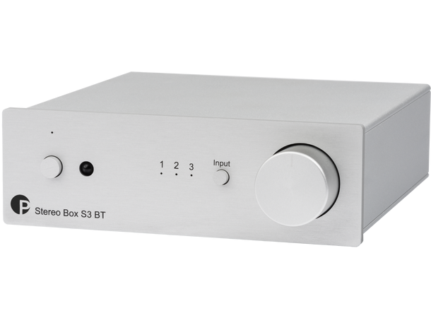 Pro-Ject Stereo Box S3 BT - sølv Kompakt integert forsterker m/Bluetooth 