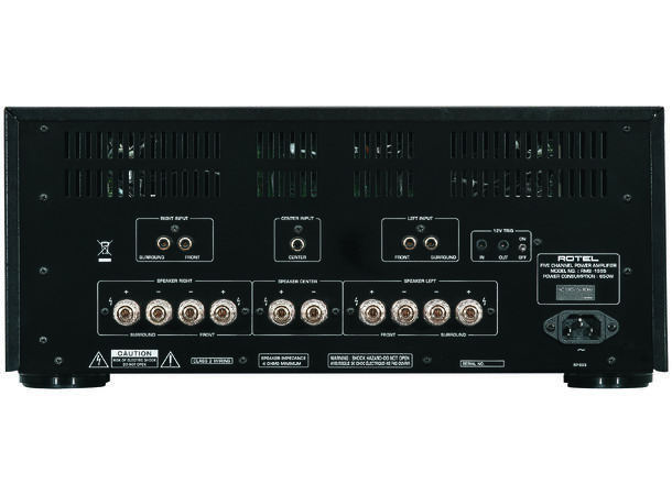 Rotel RMB-1555 Sølv Multikanals effektforsterker 