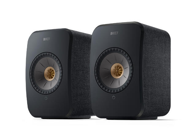 KEF LSX II - sort B-vare Klasseledende aktiv høyttaler 