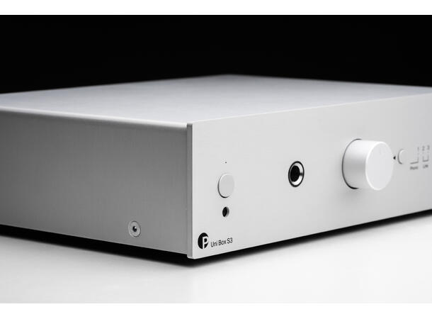Pro-Ject Uni Box S3 - sølv Integrert forsterker med WiiM streaming 
