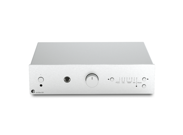Pro-Ject Uni Box S3 - sølv Integrert forsterker med WiiM streaming 