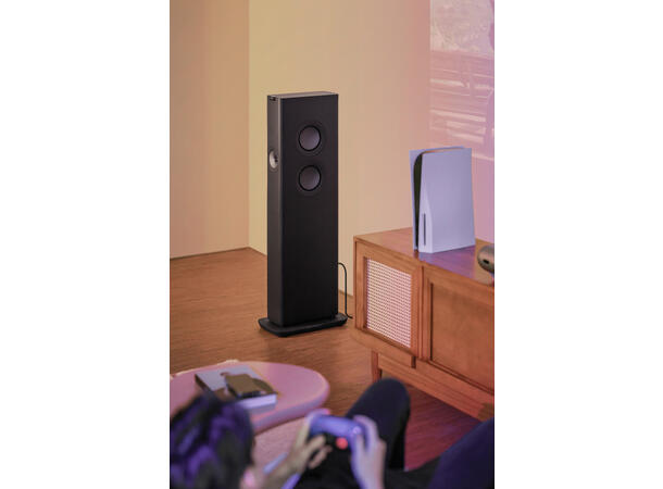 KEF LS60 Wireless - Karbonsort Aktiv gulvstående høyttaler 
