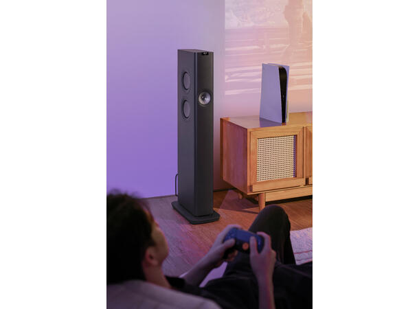 KEF LS60 Wireless - Karbonsort Aktiv gulvstående høyttaler 