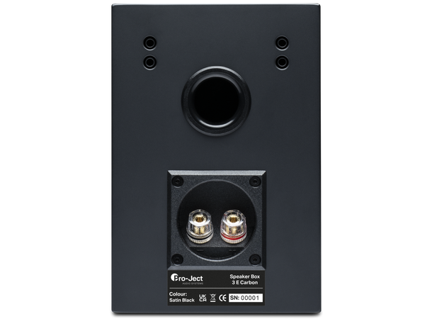 Pro-Ject Speaker Box 3 E Carbon - sort Ultrakompakt høyttaler - par 