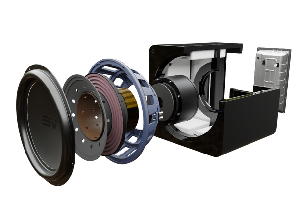 SVS SB17-Ultra R|Evolution - sort eik "Versting"-suben til SVS 