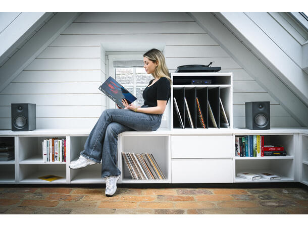 Pro-Ject Colourful Audio System E - blå Alt-i-ett komplett stereoanlegg - B-VARE 