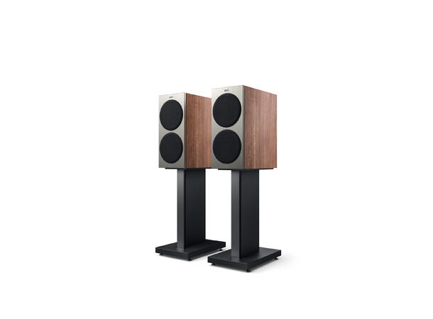 KEF Reference 1 Meta - Valnøtt/sølv Referanse stativhøyttaler 