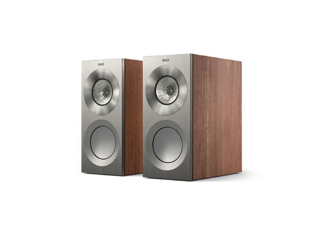 KEF Reference 1 Meta - Valnøtt/sølv Referanse stativhøyttaler 